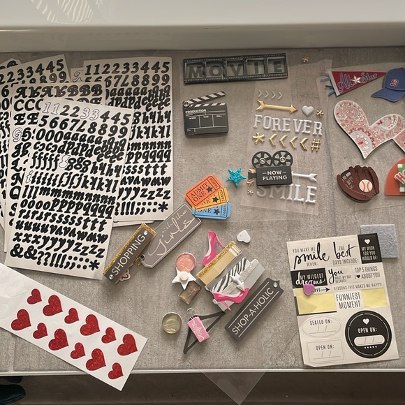 Large Scrapbooking & 3D sticker set - Picture 4 of 7